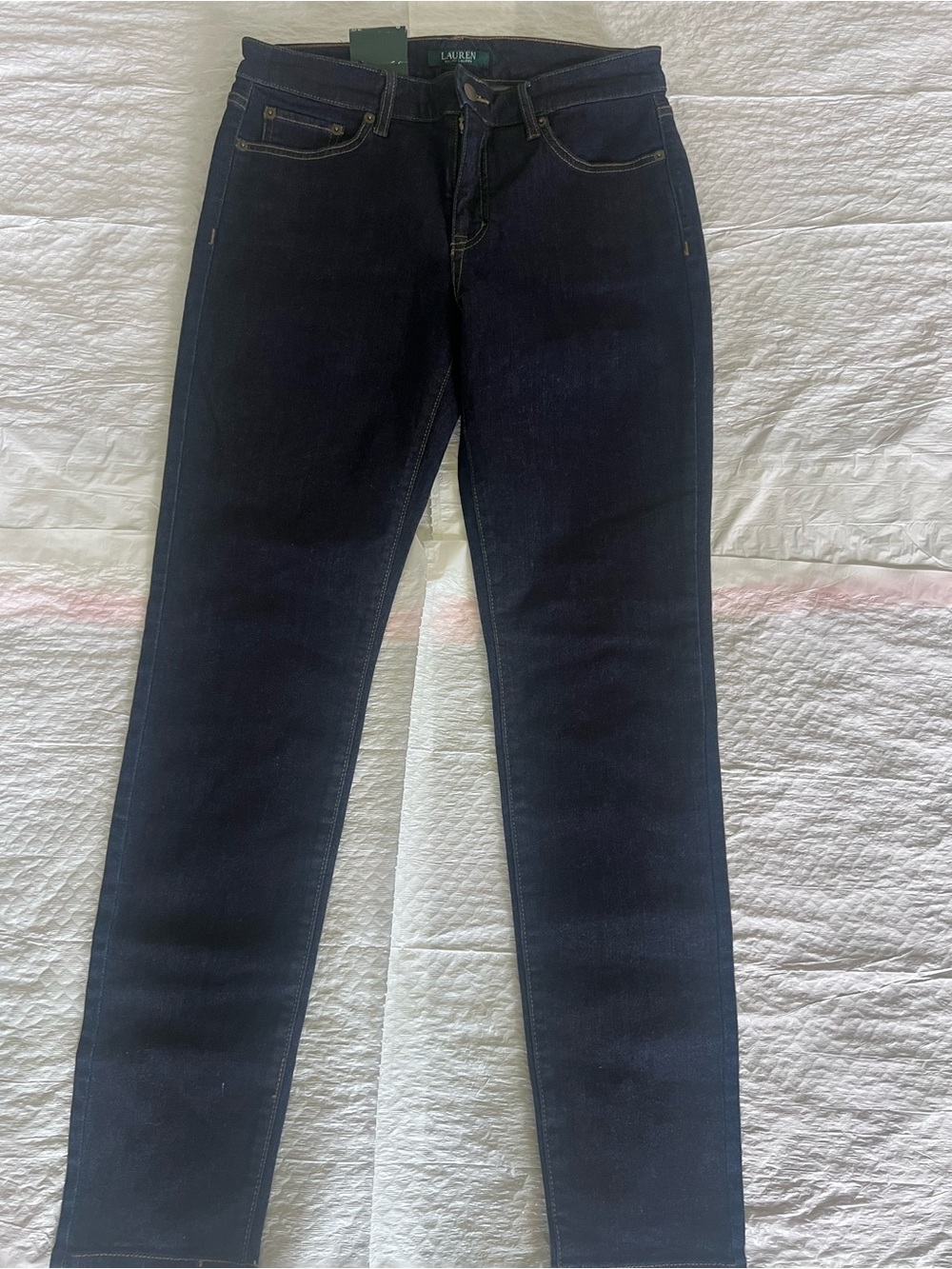 Lauren Ralph Lauren Navy Skinny Jeans for Women